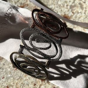 Mixed Metal Earth Tonal Bracelet
